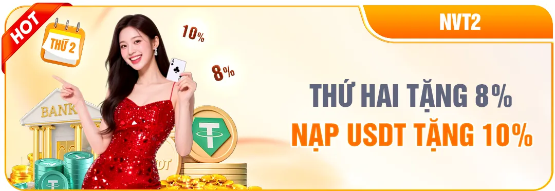 New88 nạp usdt tặng 10%